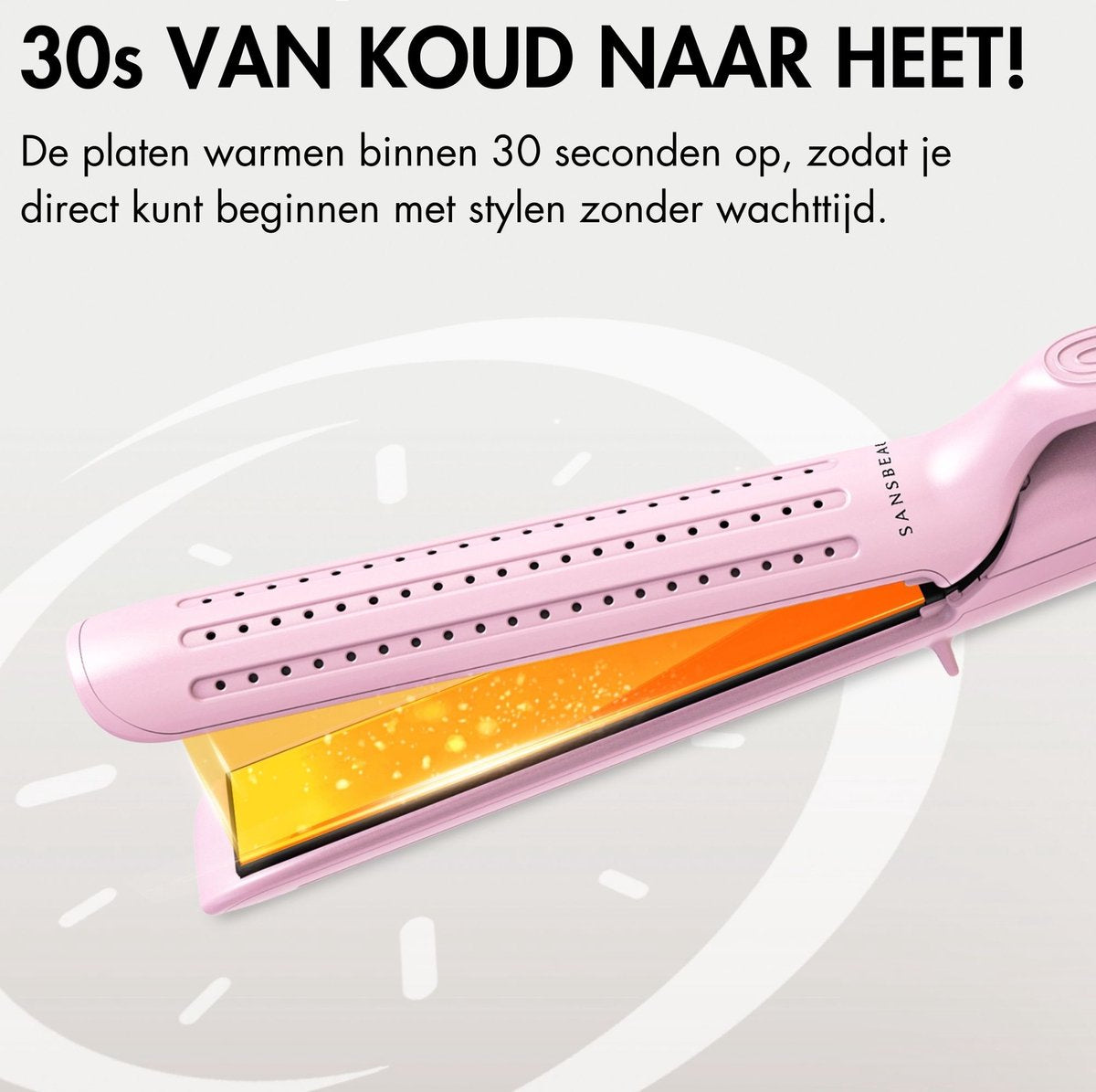 Sansbeauté 2 in 1 Airflow Stijltang en Krultang