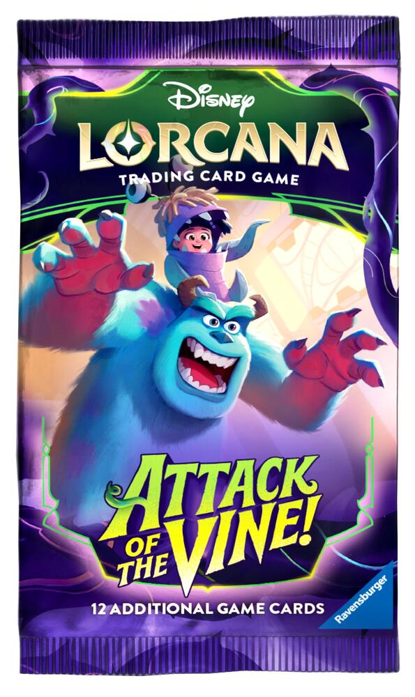 Disney Lorcana Attack of the Vine Sleeved Booster