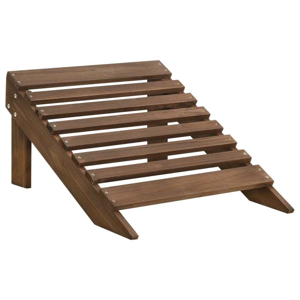 Tuinstoel Aaldert - met tafel - bruin