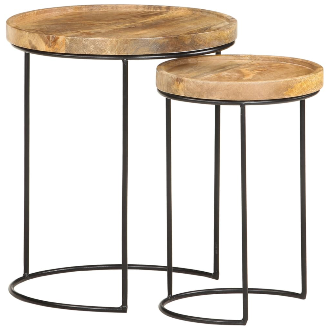 Salontafel Iris - hout - 2 stuks