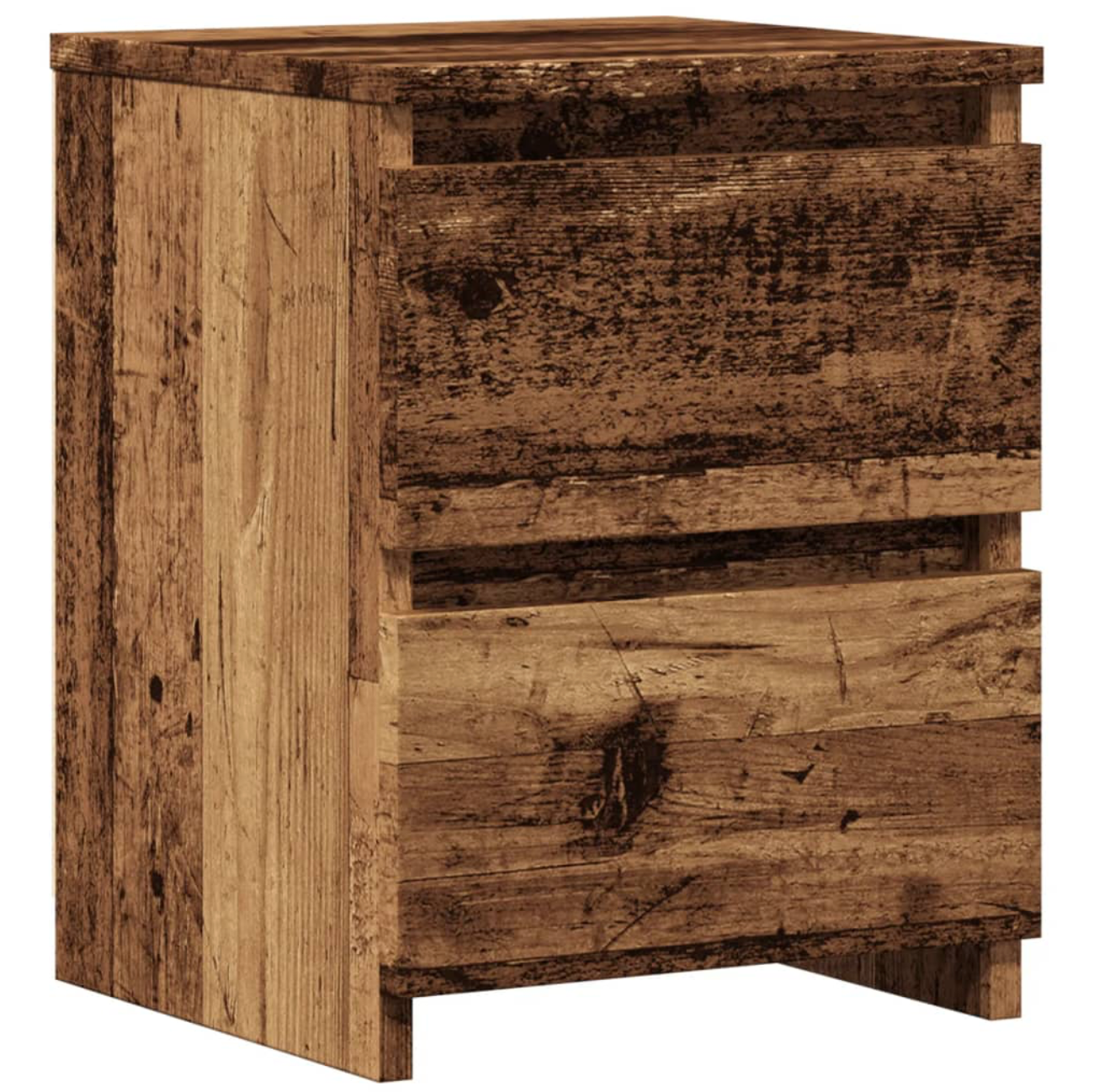 Nachtkastje Eleanor - bewerkt hout - 2 stuks