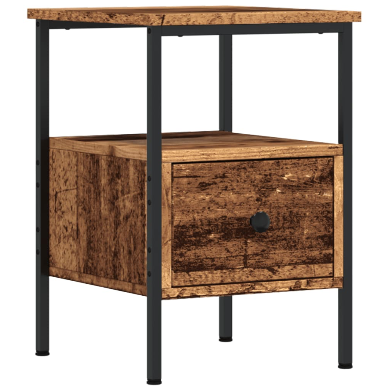 Nachtkastje Ellis - bewerkt hout