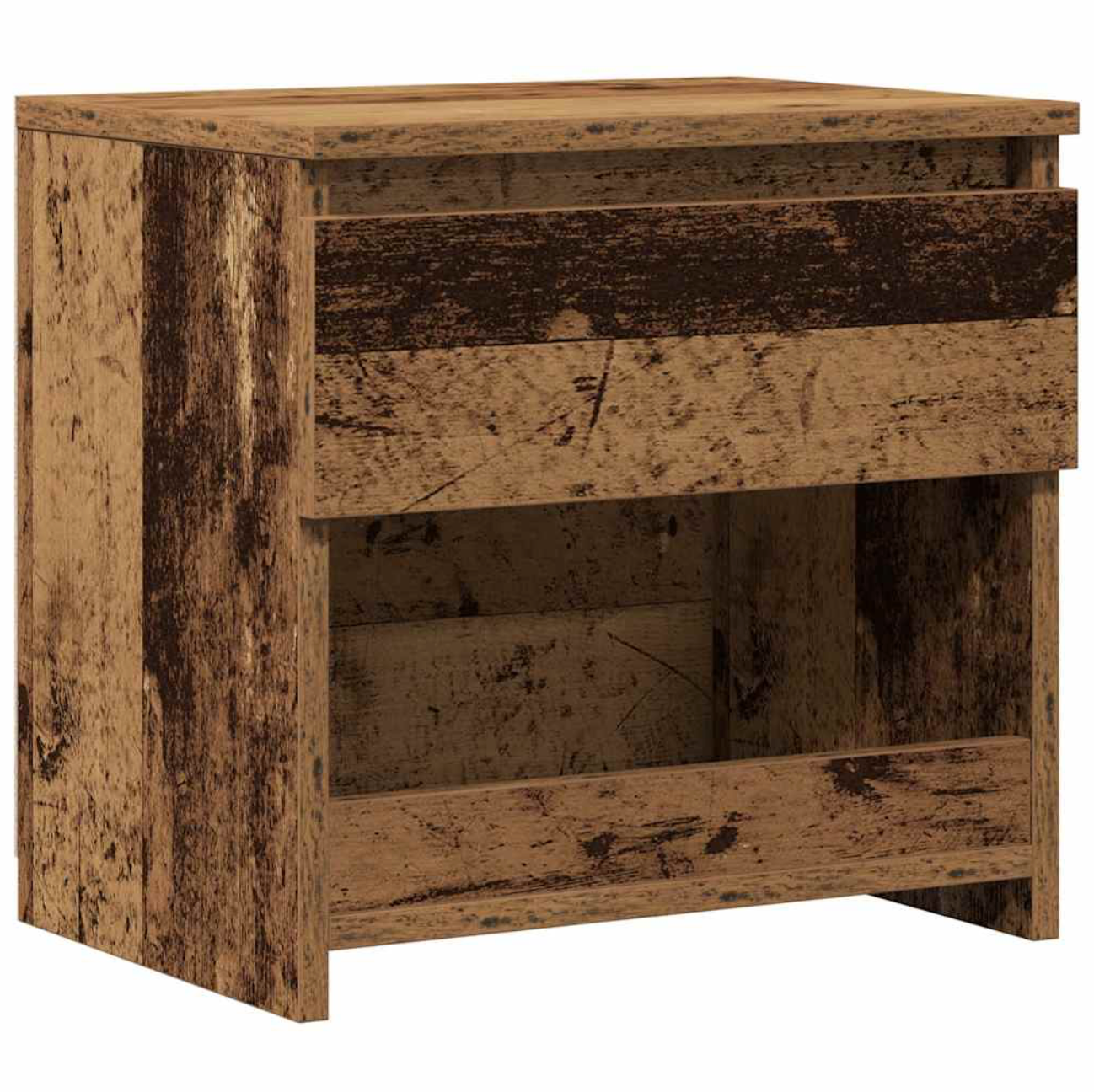 Nachtkastje Pauline - bewerkt hout