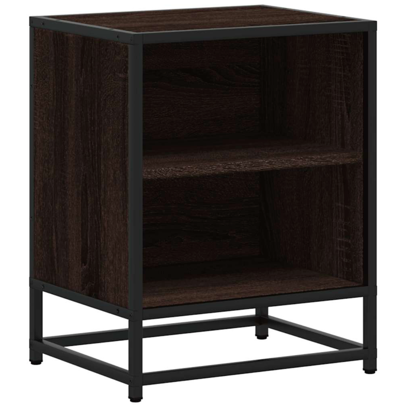 Nachtkastje Vivienne - bewerkt hout en metaal