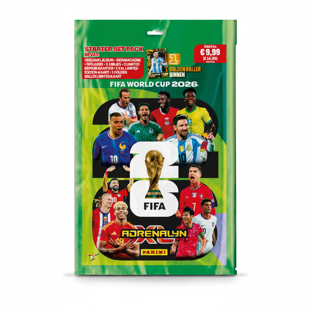 Panini Adrenalyn XL starter pack | Retourdeal 30% korting