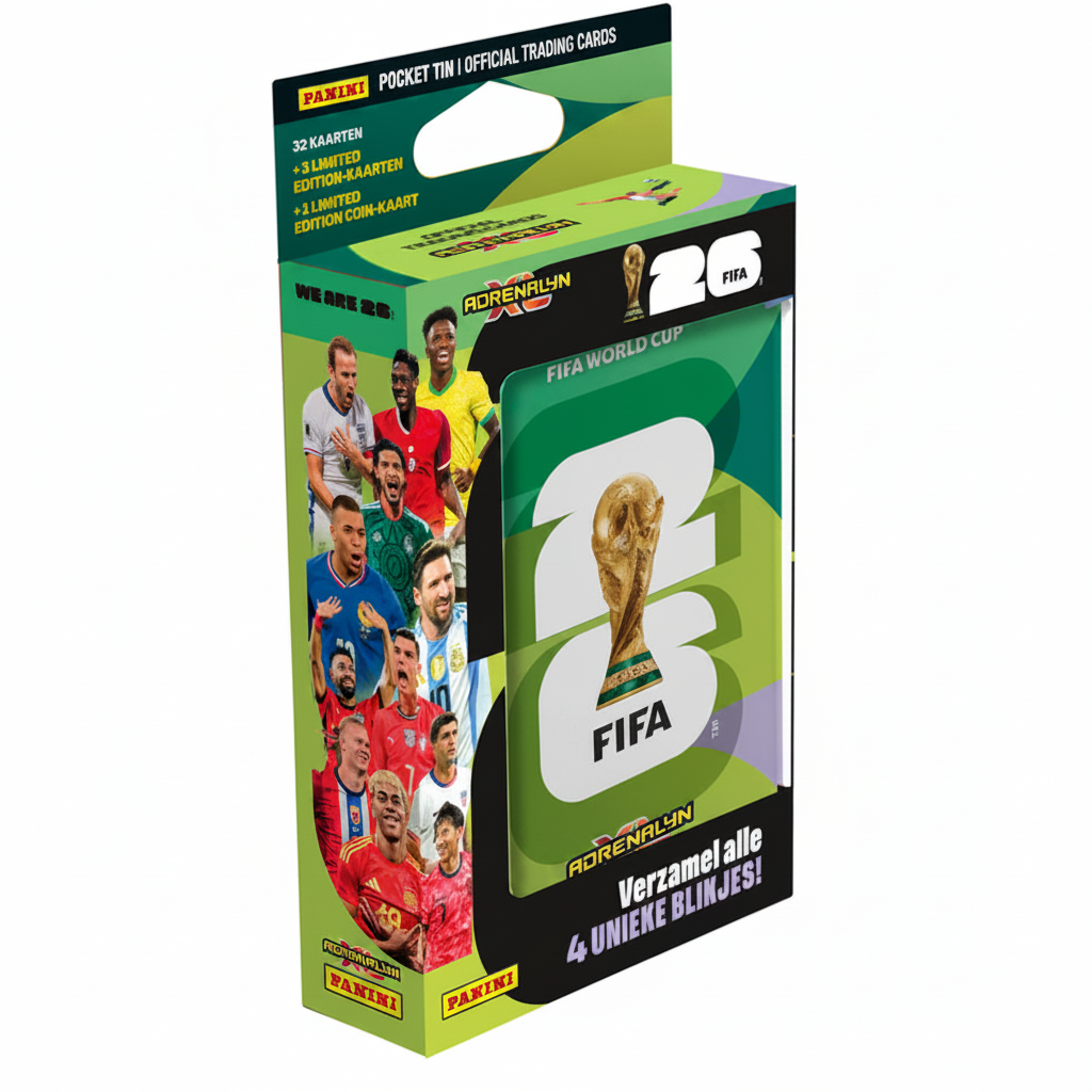 Panini Adrenalyn XL 26 kaartenbox | Retourdeal 34% korting