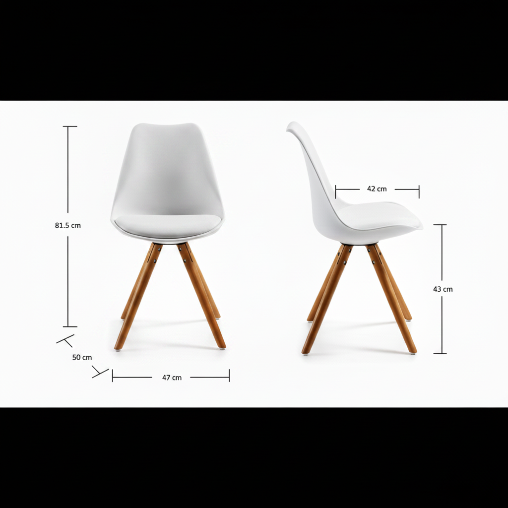 La Forma kuipstoel met houten poten | Retourdeal 50% korting