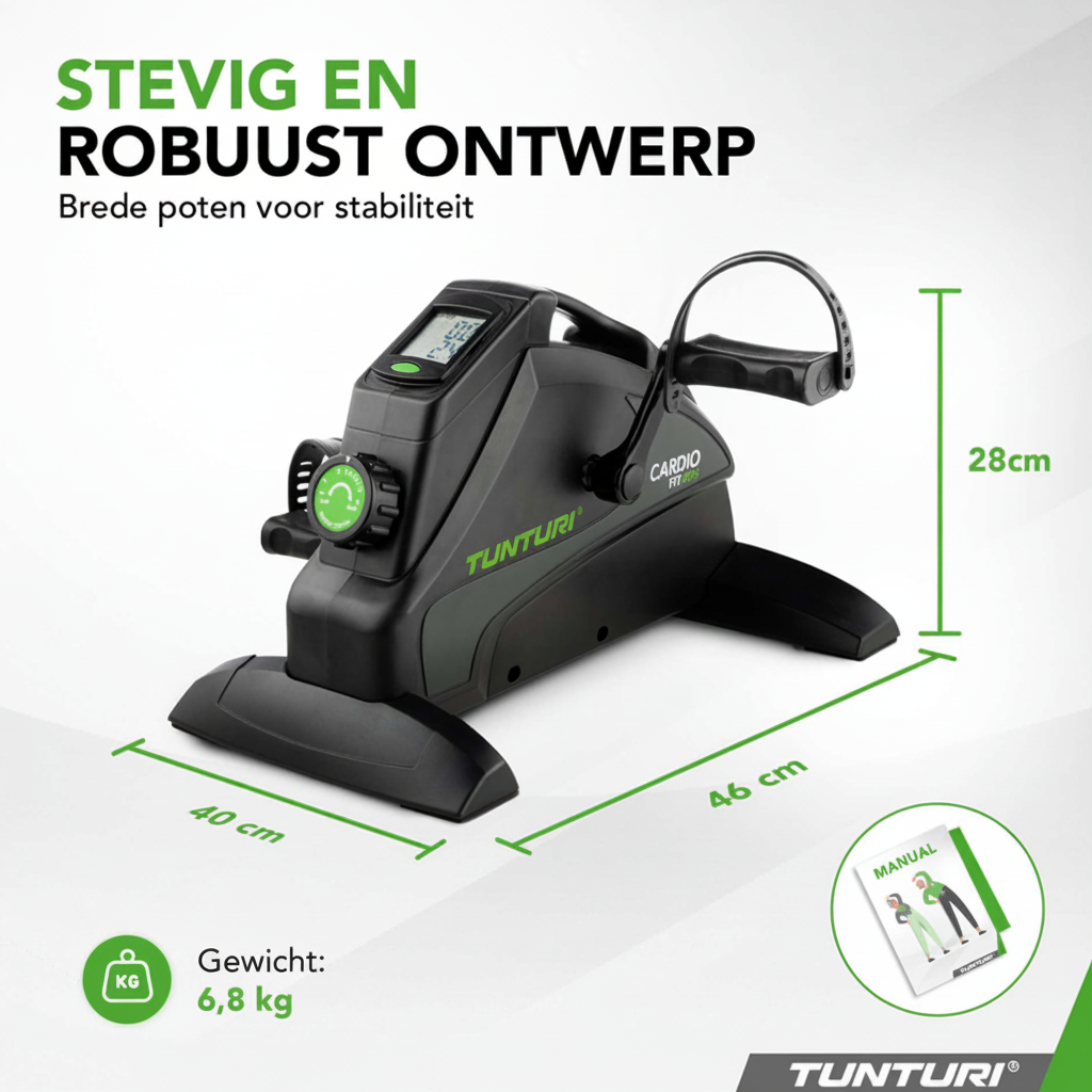 Tunturi Cardio Fit M35 mini bike | Retourdeal 30%