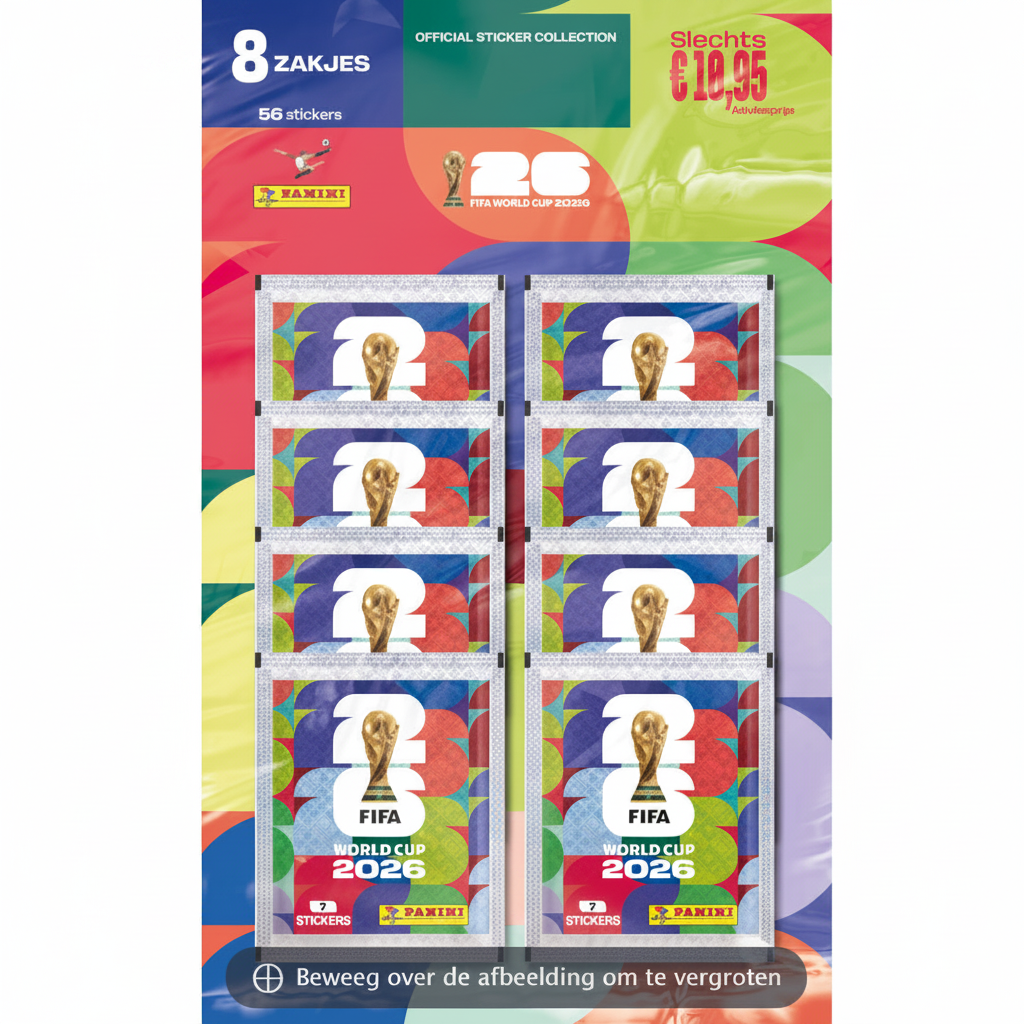 Panini FIFA World Cup 2026 Sticker Multipack 8 pakjes
