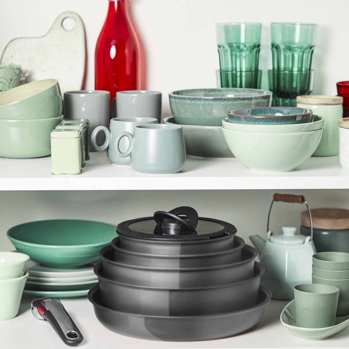 Tefal Ingenio Renew Pannenset 5 delig | Retourdeal 50%
