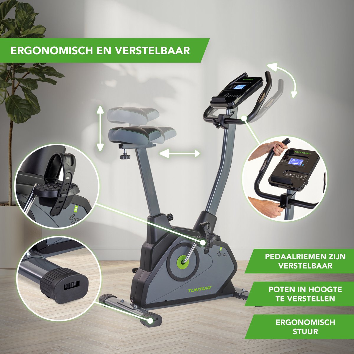 Tunturi Cardio Fit E35 Hometrainer - Ergometer - Bluetooth