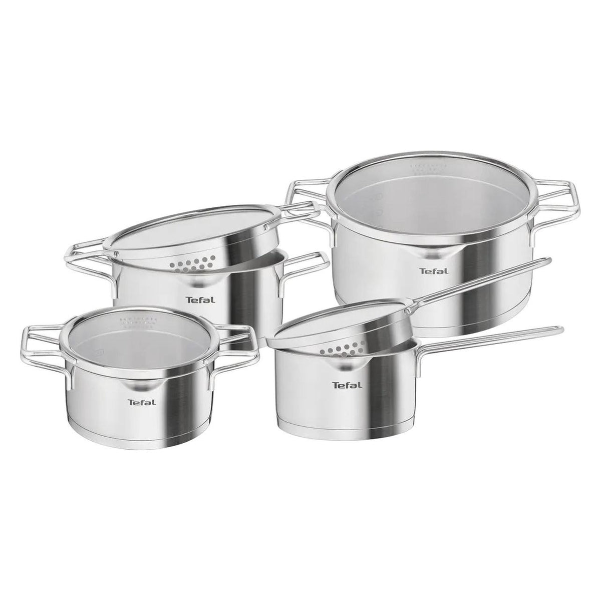 Tefal Nordica Pannenset 4 delig RVS