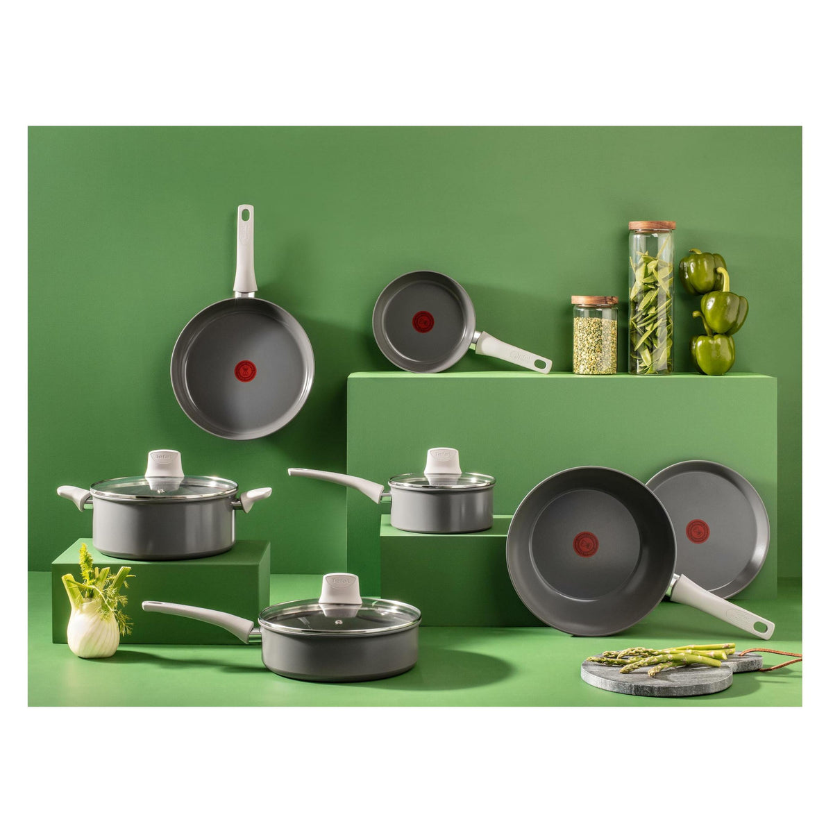 Tefal Renew ON Koekenpannenset 3 delig