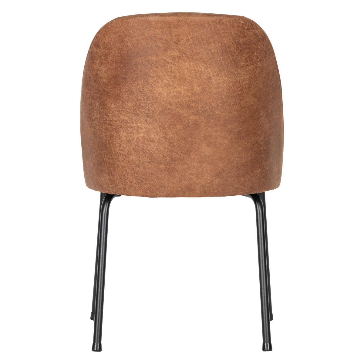 WOOOD Vogue Eetkamerstoel Leer Cognac