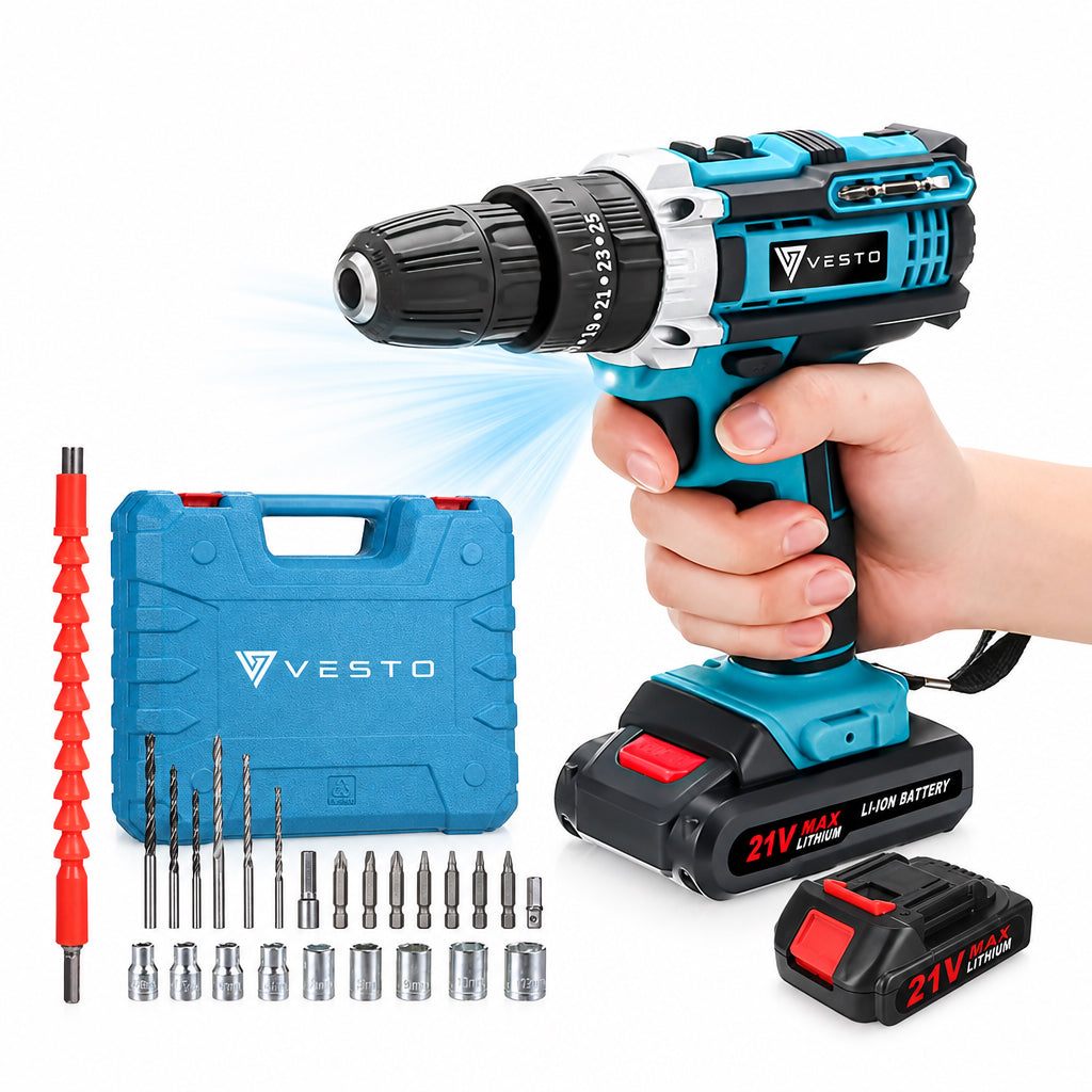 Vesto PowerDrive Accuboormachine incl. 2 Accu's