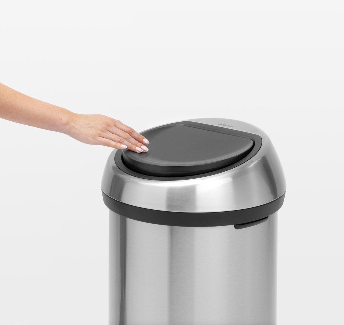 Brabantia Touch Bin 60L Matt Steel | Retourdeal 30%