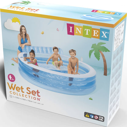 Intex Familie Lounge Zwembad 229x218cm | Retourdeal 50%