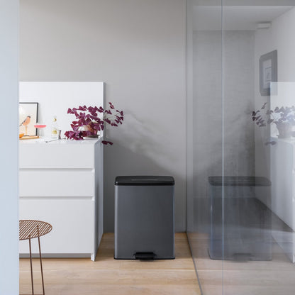 Curver Decobin Prullenbak 65L Grijs | Retourdeal 30%