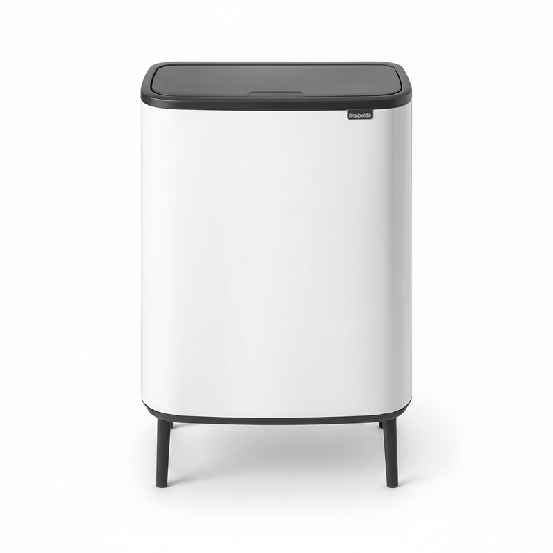 Brabantia Bo Touch Bin Hi 60L Wit | Retourdeal 40%