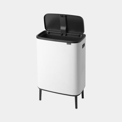 Brabantia Bo Touch Bin Hi 60L Wit | Retourdeal 40%