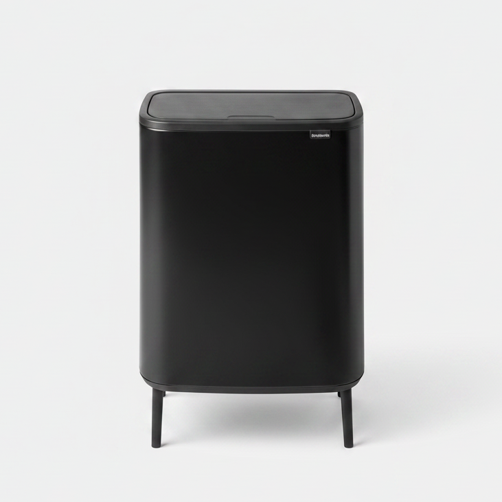 Brabantia Bo Touch Bin Hi 60L Matt Black