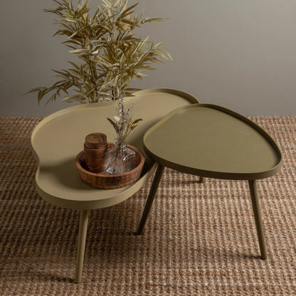 WOOOD Mae Bijzettafel Grenen MDF Alpaca 35x100x58 | Retourde