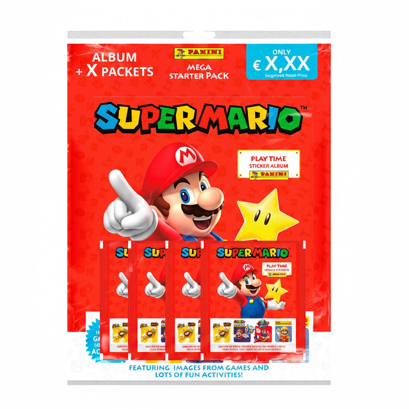 Panini Super Mario Sticker 2 Starter Pack |
