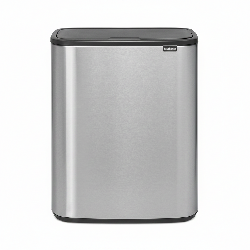 Brabantia Bo Touch Bin 2x30L Matt Steel | Retourdeal 20%