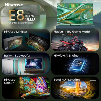Hisense 65E8S Smart TV 65 inch | Retourdeal 20%