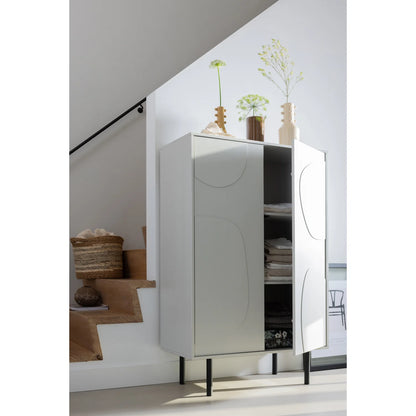 WOOOD Cadiz opbergkast grenen mist | Retourdeal 50% korting