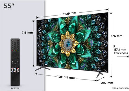 TCL 55Q6C 55 Inch 4K QD Mini LED Google TV