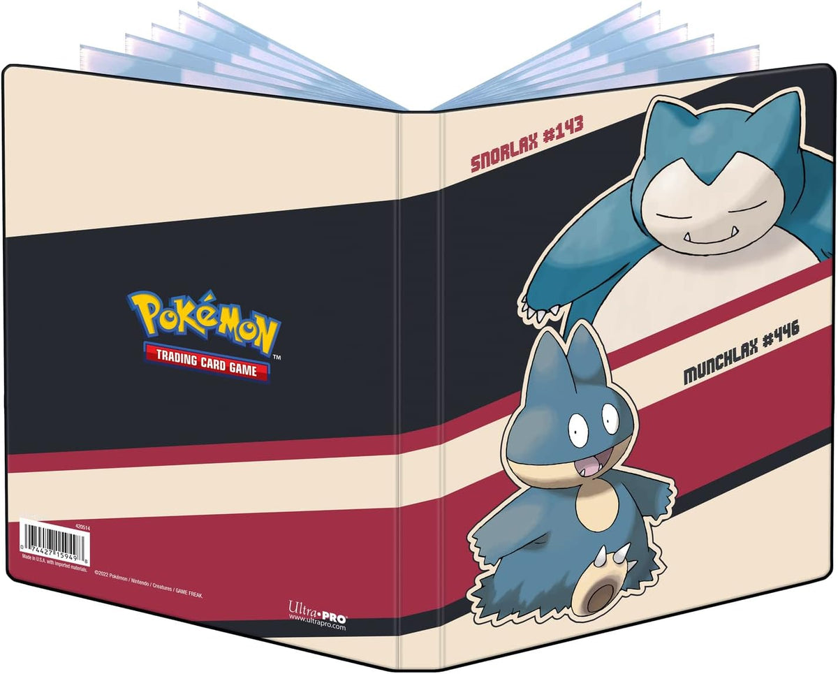 Ultra Pro Pokémon Portfolio 4 Pocket Snorlax en Munchlax