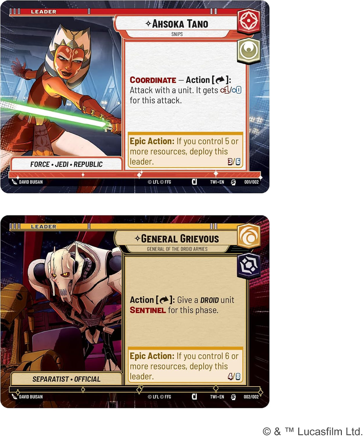 Star Wars Unlimited Twilight of the Republic Prerelease Box