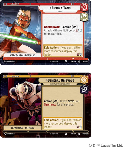 Star Wars Unlimited Twilight of the Republic Prerelease Box