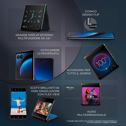Motorola Razr 40 Ultra 256GB Zwart Foldable