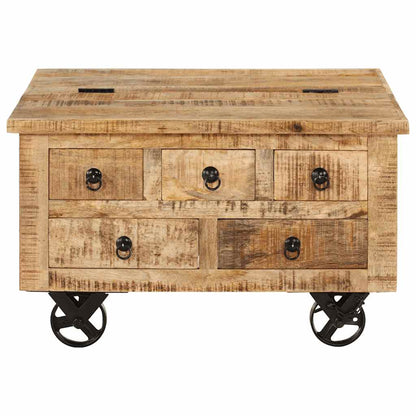 Salontafel Tobias - ruw mangohout