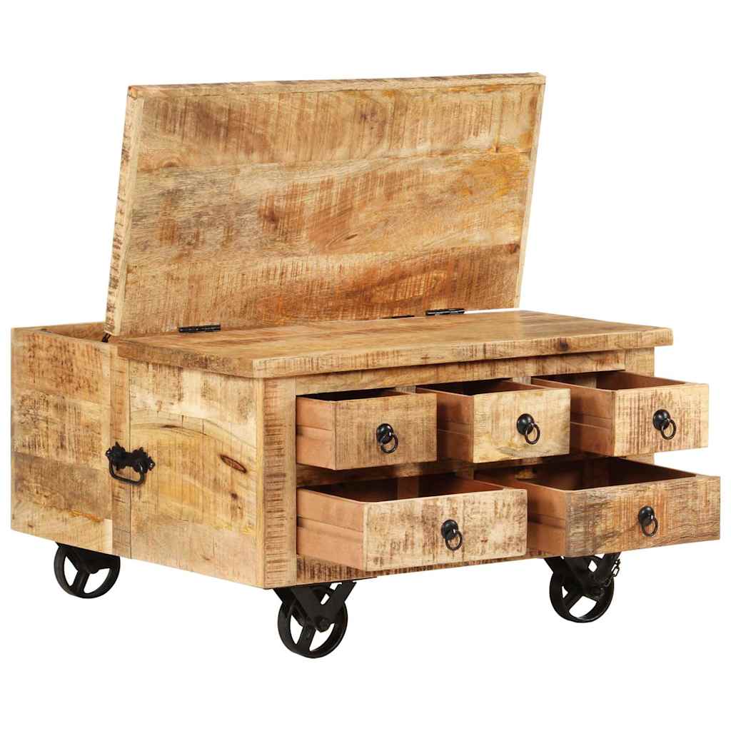 Salontafel Tobias - ruw mangohout