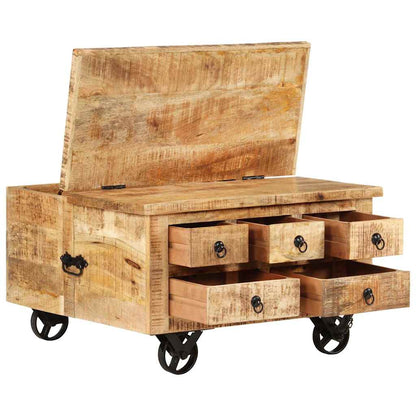 Salontafel Tobias - ruw mangohout