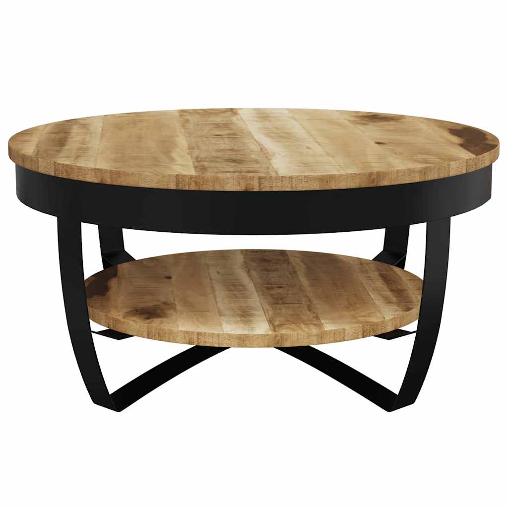 Salontafel Yorick - 65x32 cm - massief ruw mangohout