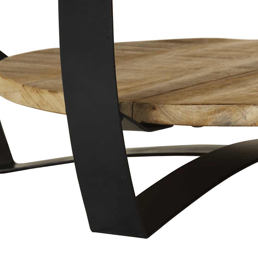 Salontafel Yorick - 65x32 cm - massief ruw mangohout