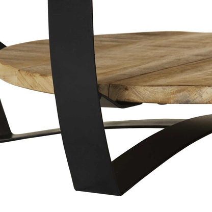 Salontafel Yorick - 65x32 cm - massief ruw mangohout