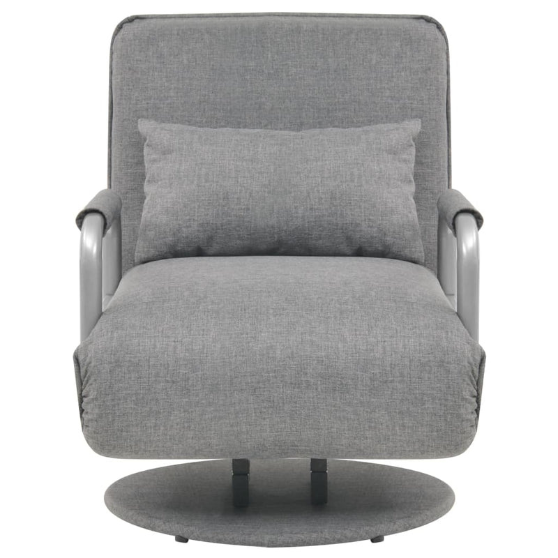 Fauteuil wies - slaapbank - lichtgrijs