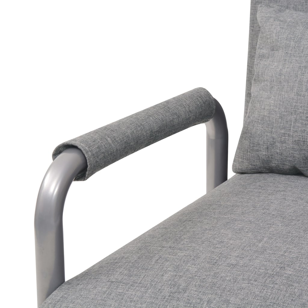 Fauteuil wies - slaapbank - lichtgrijs