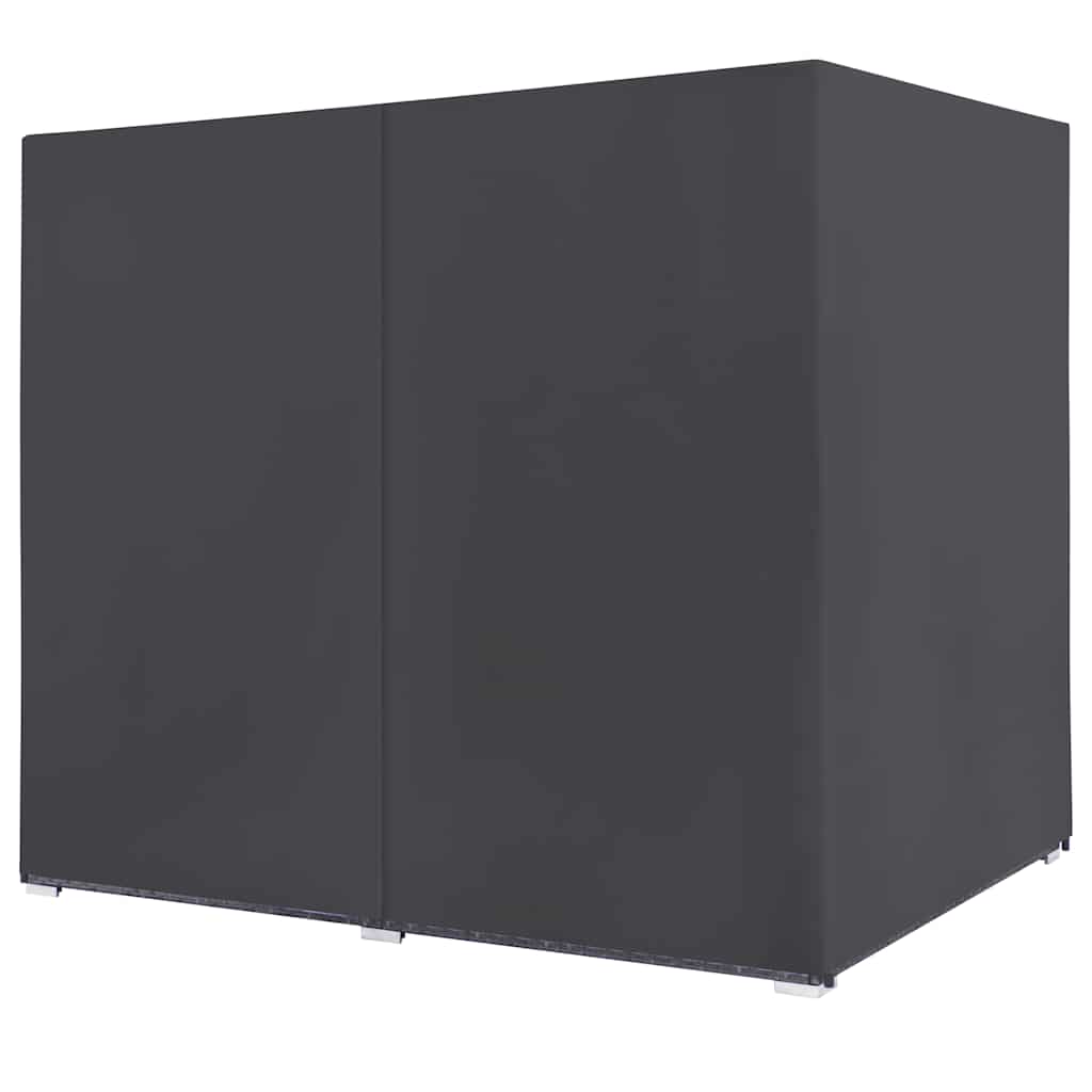 Ligbed Rein - 197 x 140 x 180 cm - met gordijnen - grijs