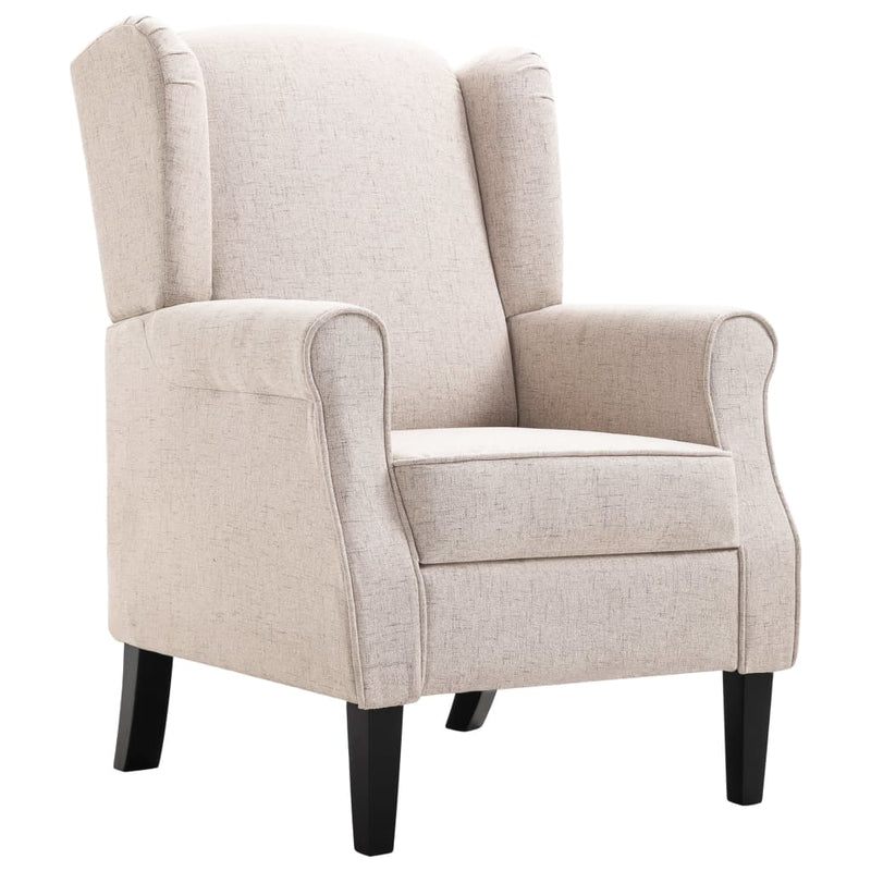 Fauteuil Roza - beige - met kussen – extra afbeelding