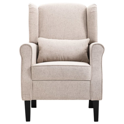 Fauteuil Roza - beige - met kussen