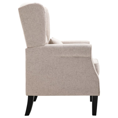 Fauteuil Roza - beige - met kussen