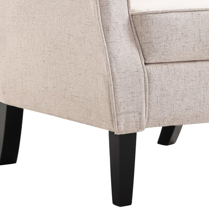 Fauteuil Roza - beige - met kussen