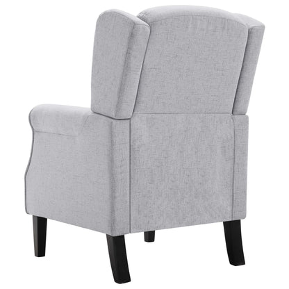 Fauteuil Roza - met kussen - lichtgrijs