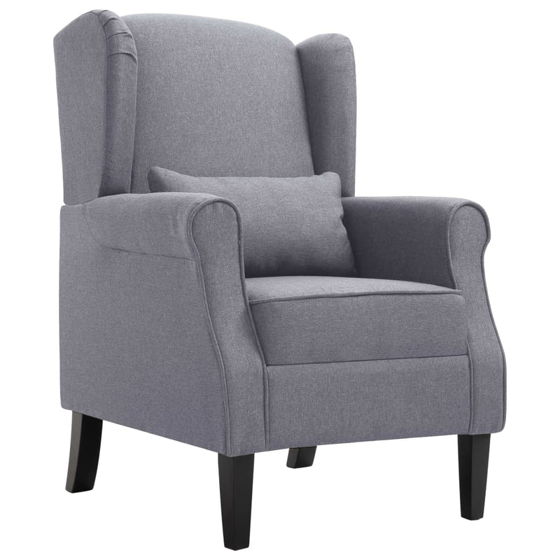 Fauteuil Roza - met kussen - donkergrijs – extra afbeelding